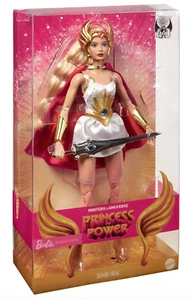 BARBIE SHE-RA PRINCESS OF POWER MASTERS OF THE UNIVERSE US SELLER SEALED SHIPPER - Picture 1 of 2