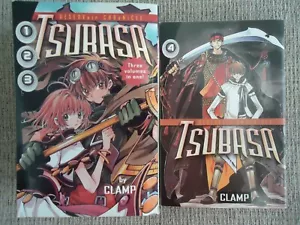 Reservoir Chronicle Tsubasa Volumes 1/2/3 Omnibus and Vol 4 Clamp Manga Books - Picture 1 of 2