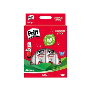 Pritt Glue Stick, Safe & Child-Friendly Craft Glue for Arts & Crafts Activities, - Picture 1 of 1