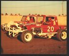 Wisconsin Dirt Track Modified Stock Car #20 8 X 10 Color Photo 1960&#39;s-At spee...