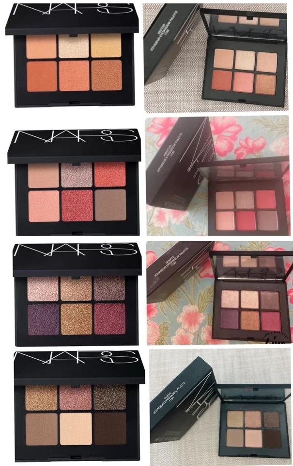NARS Voyageur Eyeshadow Palette, Quartz, Nectar, Hibiscus, Suede, New in box - Image 1 of 1