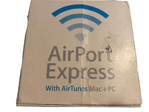 Apple AirPort AirTunes Express Wireless N Router, A1084, M9470LL/A - Afbeelding 1 van 7