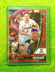 NICO MANNION PRIZM RED ICE ROOKIE CARD JERSEY #1 ARIZONA RC WARRIORS 2020 Prizm - Picture 1 of 12