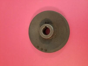 STAHL 635 4 1/4 ZOLL DURCHMESSER 3/4 ZOLL WELLENRIEMENSCHEIBE, GEBRAUCHT -KOSTENLOSER VERSAND- - Bild 1 von 3