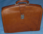 Bosca 17? Brown Leather Briefcase, Lawyer Doctor Attorney