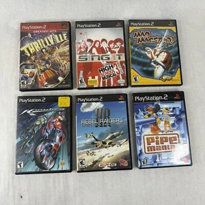 Lot of 6 Sony Playstation 2 Video Games PS2 SEE PHOTOS for Titles - Picture 1 of 4