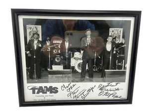 Autographed Tam's Band Photo Framed Featuring Joe Pope & The 14 Karat Gold Band - Picture 1 of 7