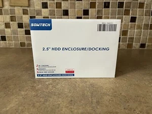 SOWTECH 2.5" SATA USB 3.0 Hard Drive Disk HDD SSD Enclosure C7-8 - Picture 1 of 7