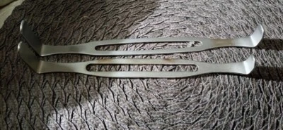 Lote de 2 retractores de doble extremo Aesculap BT041R Mueller SU3660 Foto 1 de 4