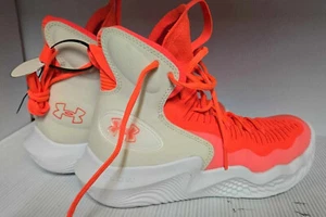 Under Armour Damen Flow Highlight Ace Volleyballschuh, Schnürschuh, weiß/beta/rot - Bild 1 von 6