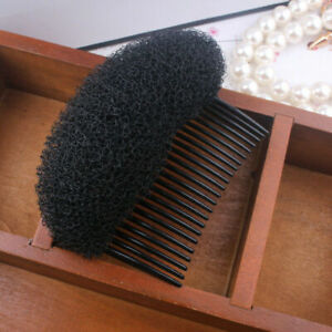 Magic Invisible Hair Volume Increase Bun Maker Fluffy Puff Sponge Pad Clip Combต