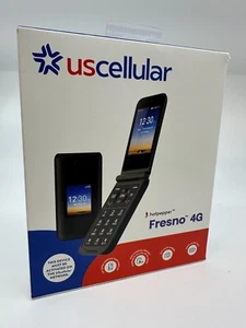New & Sealed - US Cellular Hot Pepper Fresno 4G, Black Prepaid Flip Phone - Picture 1 of 5