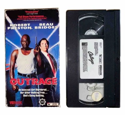 Outrage VHS, Vidmark VM5244, 1986, Ultra Rare, OOP Collectible Vtg Video HTF - Bild 1 von 4