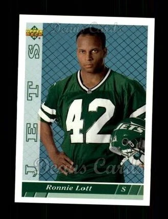 1993 Upper Deck #463 Ronnie Lott Jets HOF Southern California 8 - NM/MT - Image 1 of 1