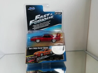 JADA TOYS DODGE CHARGER DAYTONA FAST & FURIOUS COME NUOVO SU BLISTER - Immagine 1 di 3