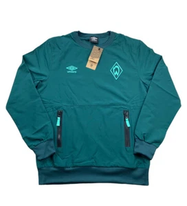 Pull Werder Brême Umbro S M L XL Travel Sweat Training Shirt maillot NEUF - Photo 1/5