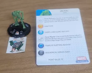 =HeroClix Marvel WEB OF SPIDER-MAN Chacal 046 con tarjeta = - Imagen 1 de 1