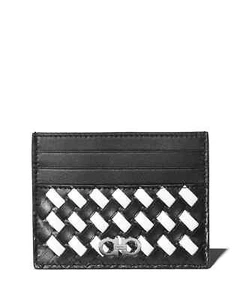 Ferragamo Pannello Leather Card Case - 150th Anniversary Exclusive B4HP - Picture 1 of 10