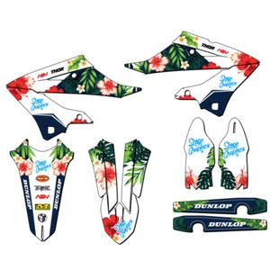 2023 YZ 125X TROPIC White Senge Graphics Kit Compatible with Yamaha - Picture 1 of 10