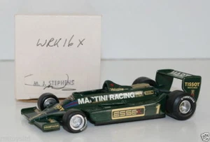 WESTERN MODELS SIGNED 1st VERSION - 1/43 SCALE - WRK16X MARTINI LOTUS 79 MKIV #1 - Picture 1 of 2