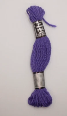 DMC Laine Tapisserie France 100% Wool Tapestry Yarn 1 Skein Violet Purple 7243 - Image 1 of 3