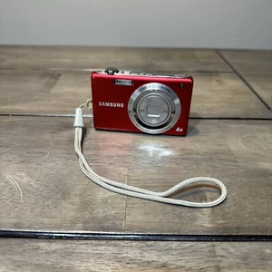 Samsung TL105 12MP Red Digital Camera Only Untested For Parts Repair Handheld - Picture 1 of 10