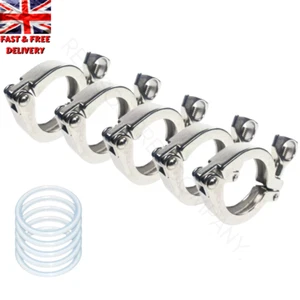 Sanitary Pipe Tri Clamp Durable Fitting Stainless Steel Casting Home Brewing - Picture 1 of 14