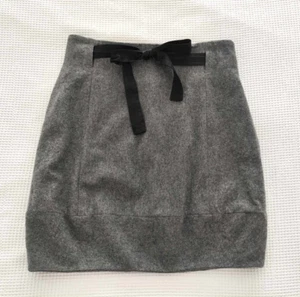Grey Wool Mix Pencil Skirt CARL KAPP Size 10-12 Made in Australia - Picture 1 of 6