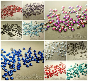 10000 Hotfix DMC Strasssteine SS4 Farbe wählbar Top AAA Qualität Glitzersteine - Picture 1 of 32