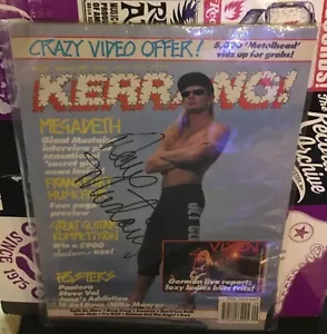 KERRANG! Magazine No. 330 (March 2nd, 1991) SIGNED BY DAVE MUSTAINE (MEGADEATH) - Picture 1 of 4