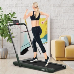 2 in 1 Folding Treadmill With Remote Control APP, 2.25HP Treadmill With - Picture 1 of 12