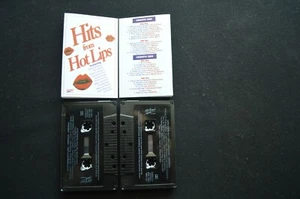 HITS FROM HOT LIPS 2 X CASSETTE TAPE! KIM WILDE SHEENA EASTON DEBORAH HARRY - Picture 1 of 2