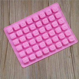NEW Letter Alphabet Digital Mold Silicone Chocolate Ice Cube Mold Soap Mold - Picture 1 of 2