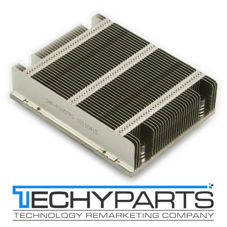 Supermicro 1U Passive CPU Heat Sink Socket LGA2011 Narrow ILM (SNK-P0057PS) - Image 1 of 1