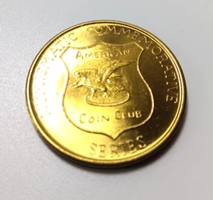 Numismatic Commemorative Series American Coin Club Old Glory 200 Years Coin - Picture 1 of 2