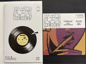 WHATS THE FURTHEST PLACE FROM HERE #1 DLX 2nd press Comic w/ 7" VINYL RECORD - Picture 1 of 2