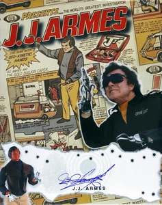 JJ Armes Crime Fighter Signed LE 16x20 Color Photo (JSA) - Picture 1 of 3