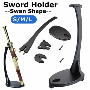 Espada Samurai Vertical Katana Tanto Soporte Soporte Conjunto Estante Base de Cisne - Imagen 1 de 10