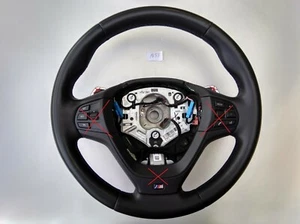 BMW X3 F25 X4 F26 X5 F15 X6 F16 M-TECH M SPORT NAPPA STEERING WHL SHIFT VIBRO - Picture 1 of 12