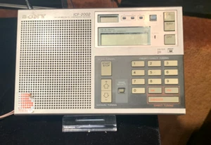 Sony ICF-2002 FM/LW/MW/SW PLL Synthesized Short Wave Radio Receiver TESTED GOOD - Photo 1/4