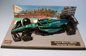 Aston Martin AMR23 Fernando Alonso scala 1/43 GP Montecarlo - Foto 1 di 13