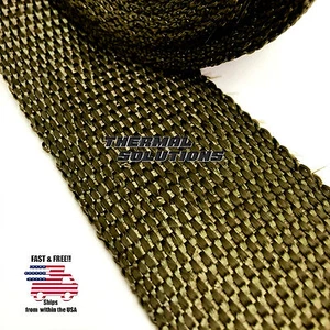 5FT/60"L 2"W EXHAUST HEADER TURBO MANIFOLD PIPE LAVA HEAT SHIELD WRAP TAPE - Picture 1 of 1