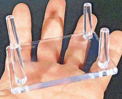 Display Stand Medium Size FOUR Post Clear Lucite - Image 1 of 4