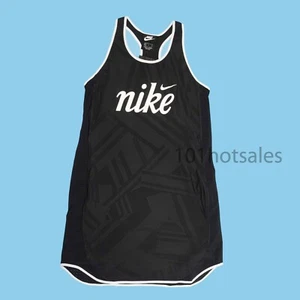 Nike Girls' Sportswear Tempo Dress, Black/White AQ9168-010 Size XL $55 - Picture 1 of 3