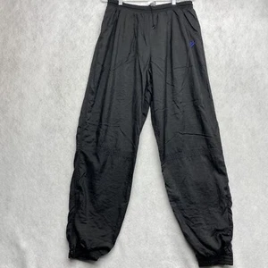 Vintage Nike Challenge Court Windbreaker Nylon Swish Track Jogger Pants Black M - Picture 1 of 20