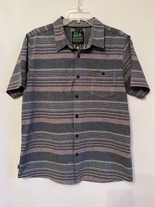 TREE MARKE SUPPLY NOMAD DIVISION Herren Large Camp Shirt blau & grau gestreift - Bild 1 von 9