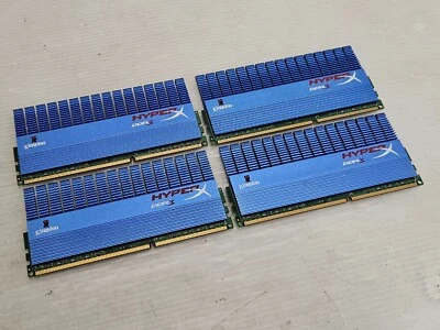16GB (4x4GB) DDR3, PC3-12800, 1600MHz, 1.65V, KINGSTON HYPERX, WORKING - Image 1 of 3