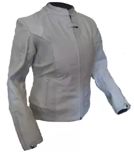 White Leather Motorcycle Jacket - Ladies S - Picture 1 of 1