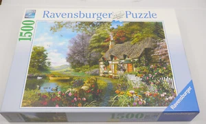 RAVENSBURGER 1500 TEILE PREMIUM PUZZLE, LANDHAUS, LANDSCHAFT - Bild 1 von 5