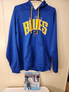 St Louis Blues Large Pullover & Hockey HOF Chris Pronger Hasbro Figure Preowned - Picture 1 of 15